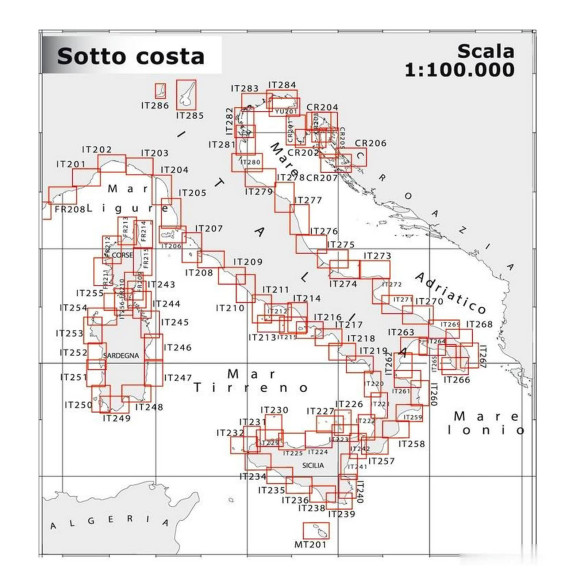 Carta Navimap FR207FR208