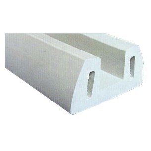 Gray PVC profile 72x30 Cutdown size