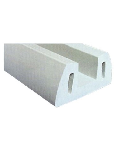 Profilo PVC grigio barra