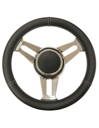 Volante con razze in acciaio inox