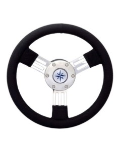 Volante Pegaso razze inox nero