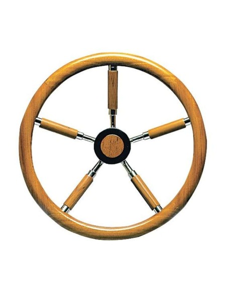 Timone inox e legno
