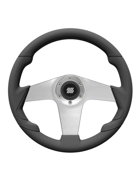 Volante UFLEX Pianosa nero razze argento