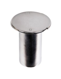 Boccola incasso palo carbonio con coperchio rotante