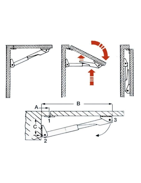 Supporto tavolo Rakego