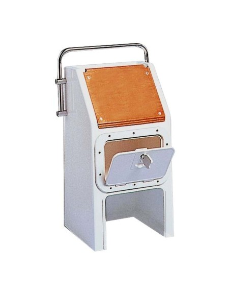 Plancia guida con inserto mogano