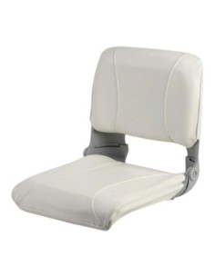 Sedile con schienale ribaltabile e imbottitura sfilabile