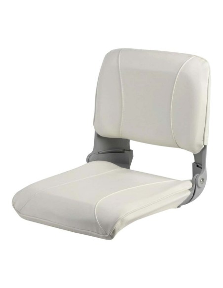 Sedile con schienale ribaltabile e imbottitura sfilabile