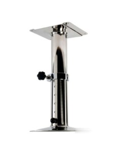Piede girevole telescopico inox