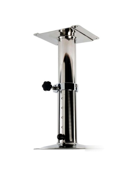 Piede girevole telescopico inox
