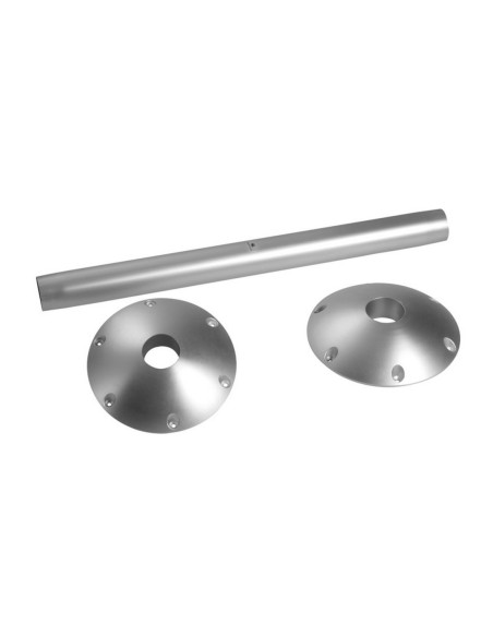 Gamba tavolo alluminio con base esterna