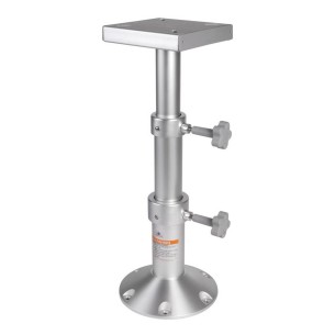 Tritelescopic aluminium table leg