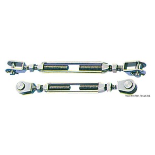 Tenditore inox due forcelle fisse