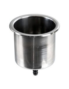 Porta Bicchieri Large inox con drenaggio