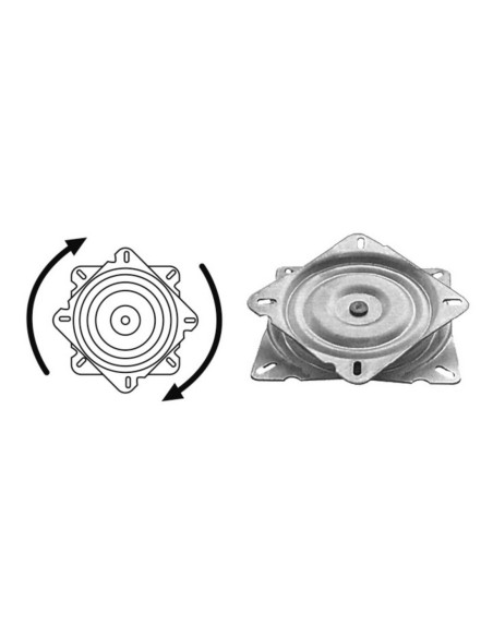 Base girevole frizionata per sedili