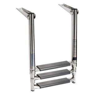 step telescopic ladder platforms oval tubes