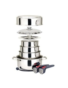 Set pentole impilabili inox