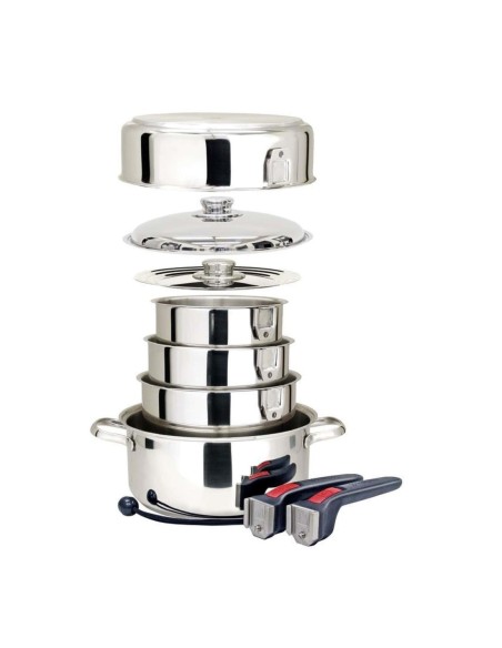 Set pentole impilabili inox