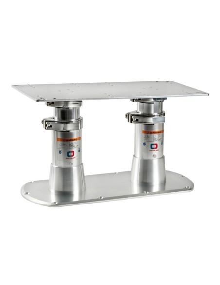 Gamba tavolo doppia base