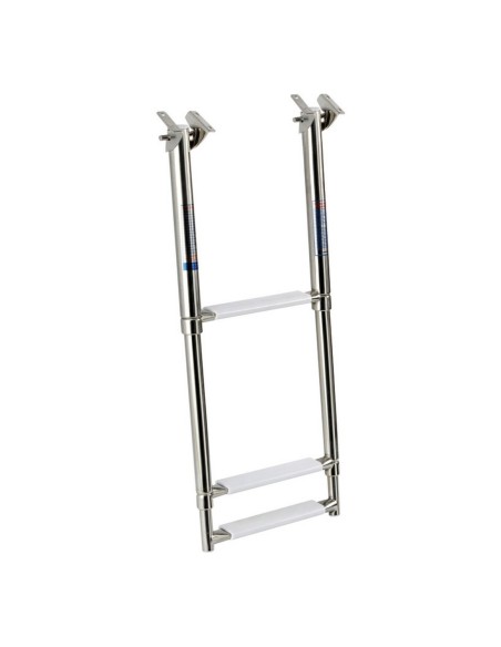 Scaletta inox telescopica scomparsa gradini