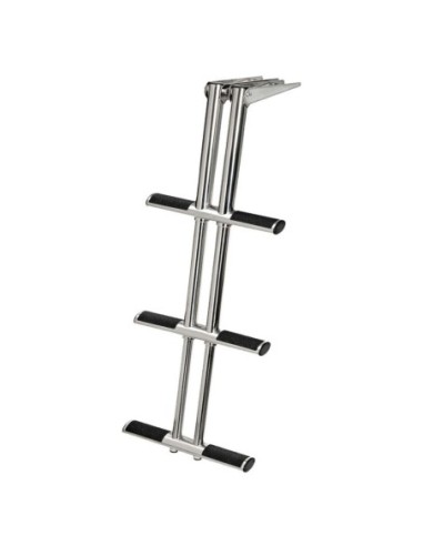 Scaletta Diver telescopica gradini nera