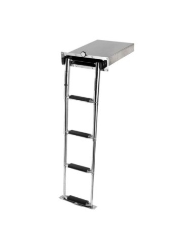 Scaletta telescopica gradini con maniglia