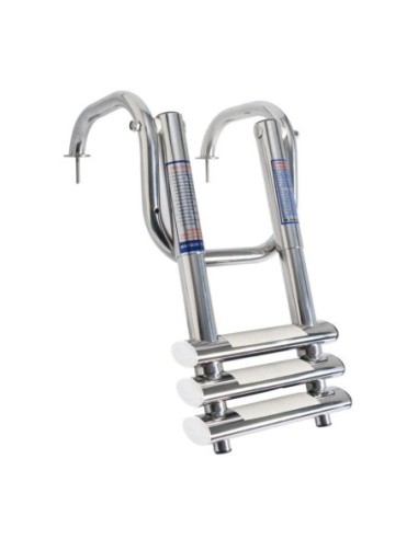 Scaletta telescopica con maniglie gradini