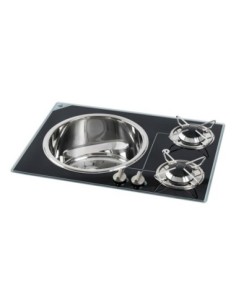 Piano cottura con lavello