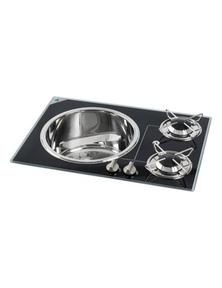 Piano cottura con lavello