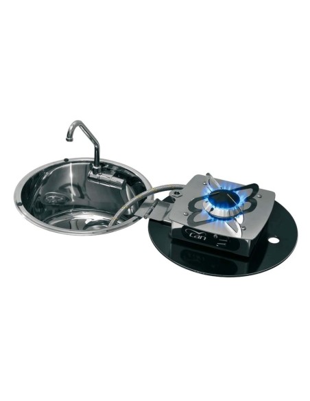 Fornello ribaltabile fuocolavello