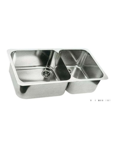 Lavello doppio x inox