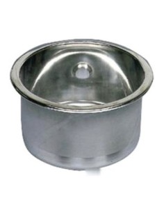 Lavello inox tondo