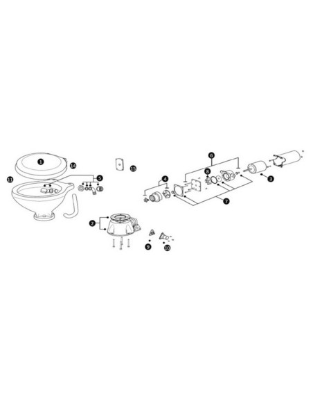 Ricambi ed accessori WC elettrici STANDARD EVOLUTION