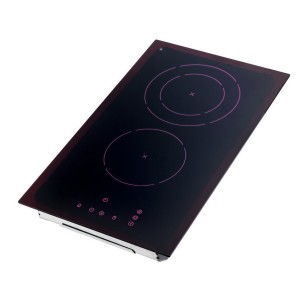 Glass ceramic hob unit burners