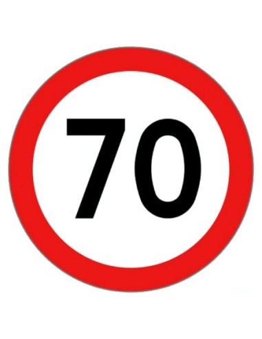 Segnale velocità omologato adesivo Kmh