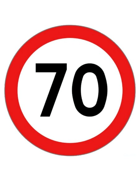 Segnale velocità omologato adesivo Kmh