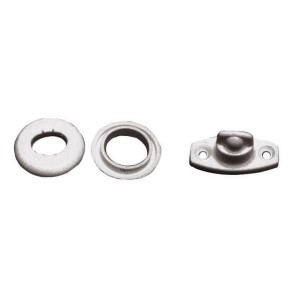 Canopy white nylon knob