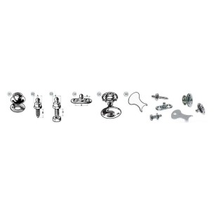 Tomax male fastener pin