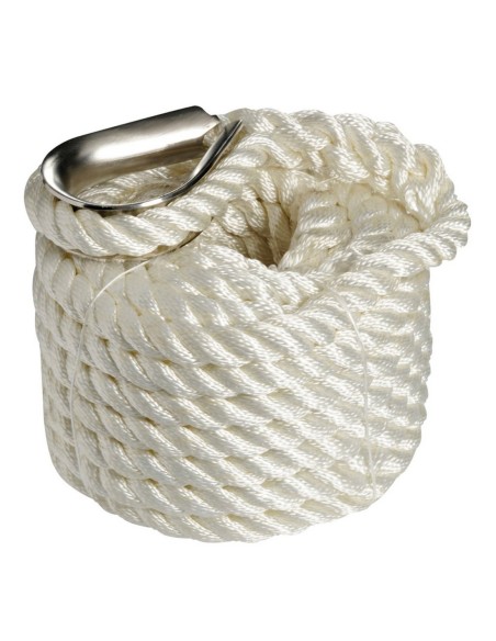 Cima ormeggio 3 capi impiombata con redancia