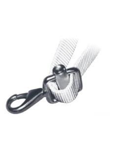 Moschettone inox con fibbia