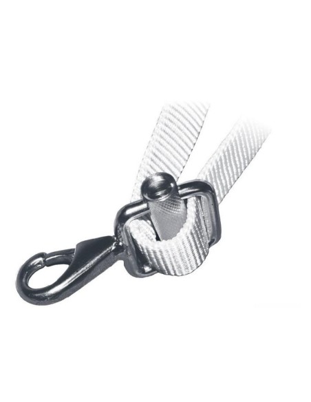 Moschettone inox con fibbia