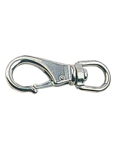 Moschettone inox con girella