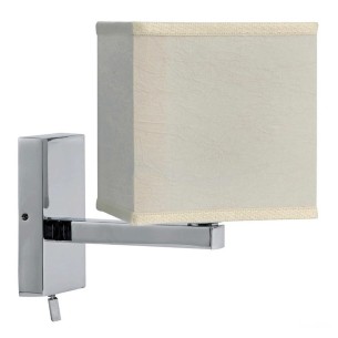 Applique snodata ottone cromato