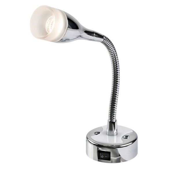 Articulated LED spotlight polished